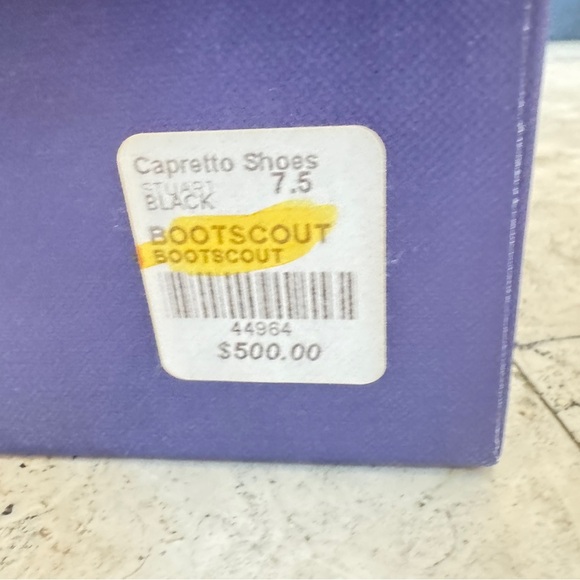 Stuart Weitzman black suede ankle boots with platform and rubber bottom. - Picture 4 of 5